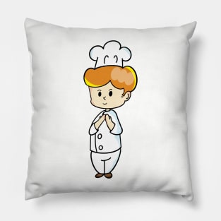 chef cartoon character  drawing design Pillow