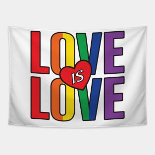 Love is love lgbt gay pride Tapestry