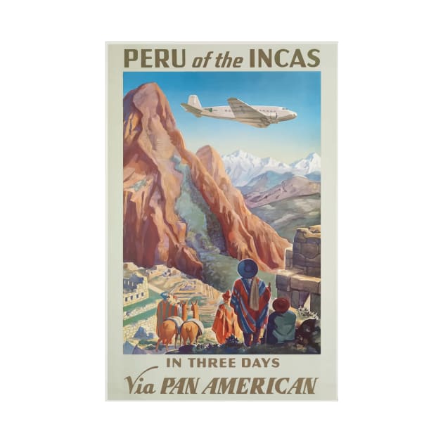 Vintage Poster Peru of the Incas by Yaelledark