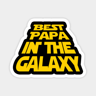 Best Papa in the Galaxy Magnet