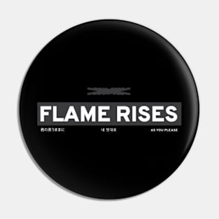 Le sserafim Flame Rises 2 Sided Print Pin