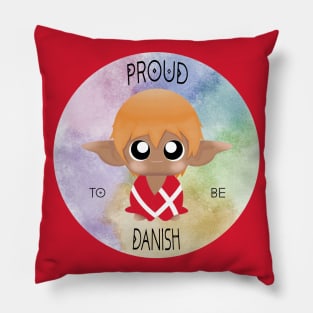 Proud to be Danish (Sleepy Forest Creatures) Pillow