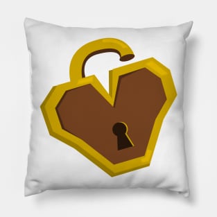 Lock Heart Pillow