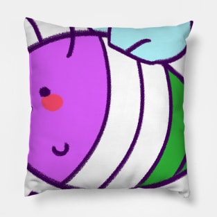 Bee proud: genderqueer flag Pillow