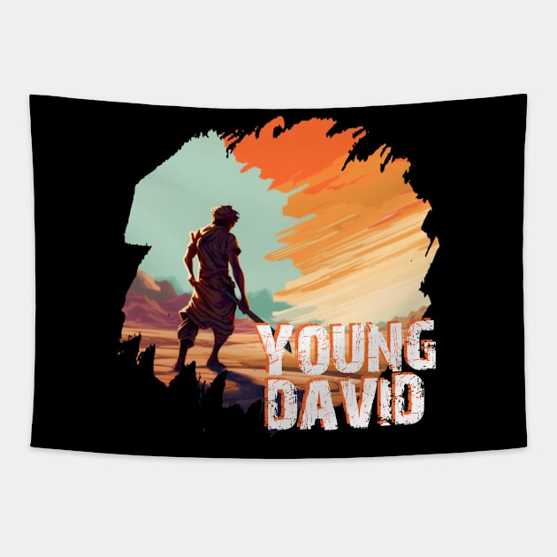 YOUNG DAVID Tapestry by Pixy Official