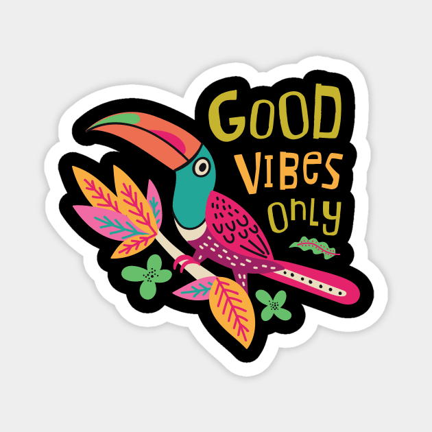 Good Vibes Only Magnet by yuliia_bahniuk