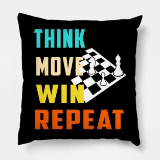 Funny Chess Player Board Game - Chess Play Steps Pillow