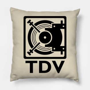 Avatar TDV Logo Black Pillow