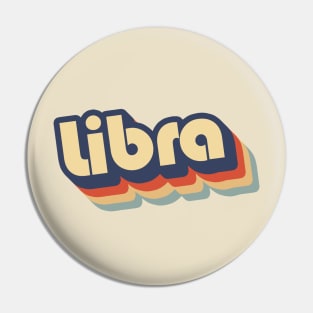 Libra Retros '70s Pin