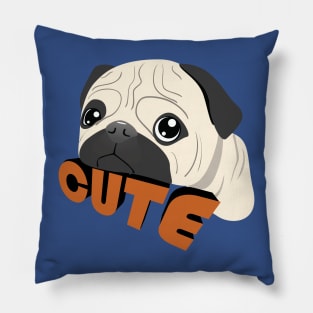 Pug Cute Pillow