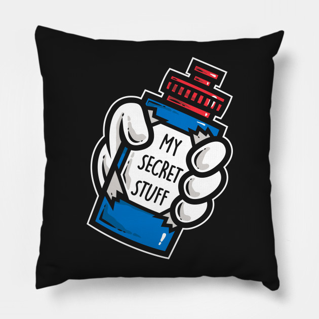 My Secret Stuff Space Pillow Teepublic Au