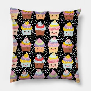 Seamless pattern Cupcake Pillow