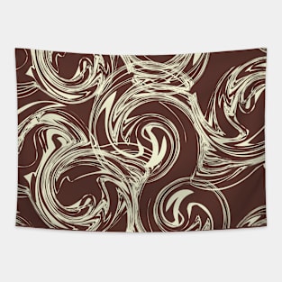 Chocolete abstract pattern Tapestry