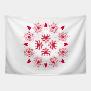 Circle of Love Valentine Tapestry