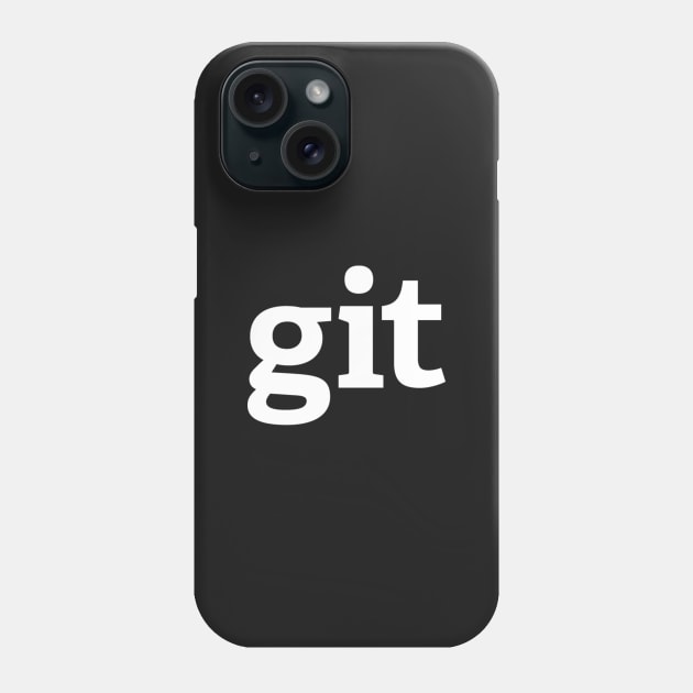 Git Authentic - version control system Phone Case by mangobanana