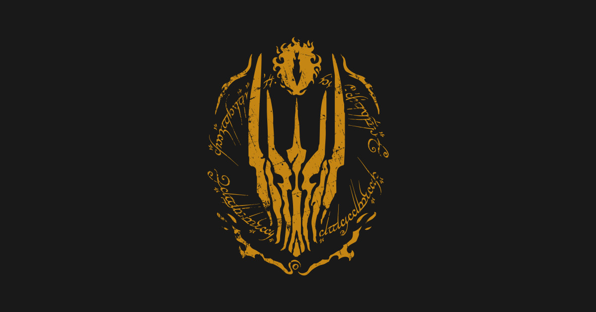one ring vintage sauron pillow teepublic us extra small size chart