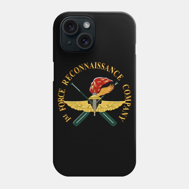 1st Force Recon Company wo FMF PAC -BckGrd Phone Case by twix123844