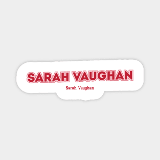 Sarah Vaughan Magnet