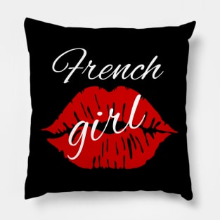 French Girl Pillow