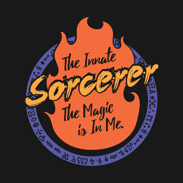 Dungeons & Dragons Sorcerer Class by Natural 20 Shirts