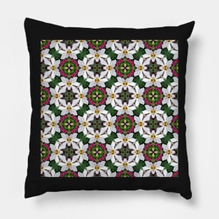 Spring daffodil flower pattern Pillow