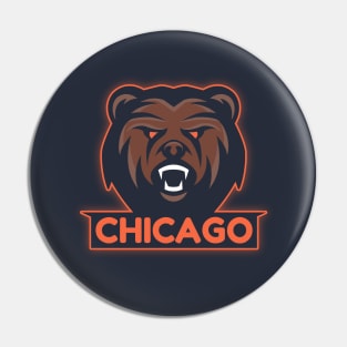 Chicago Football Pin