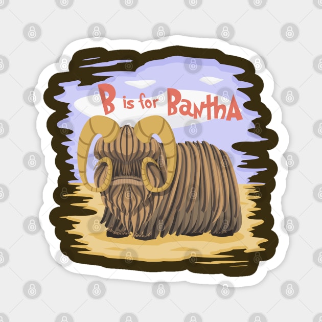 B is for Bantha Magnet by SquareDog