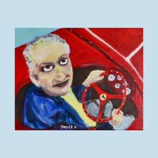 Enzo Ferrari in Acrylics T-Shirt