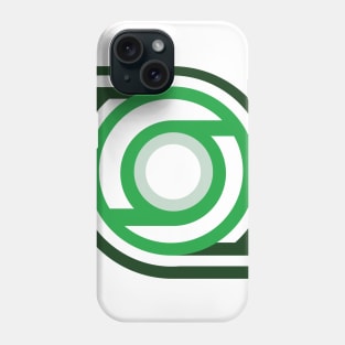 Geometric green abstract modern Phone Case