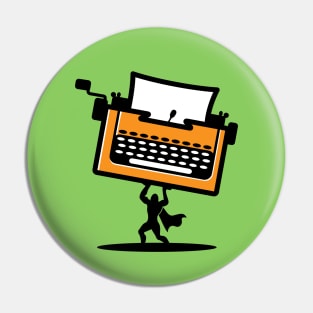 Writing hero Pin