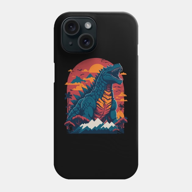 Godzilla Island Phone Case by Mezu Made