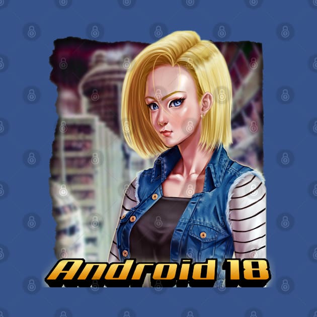 Android 18 by 1996Lixiaolong Artworks