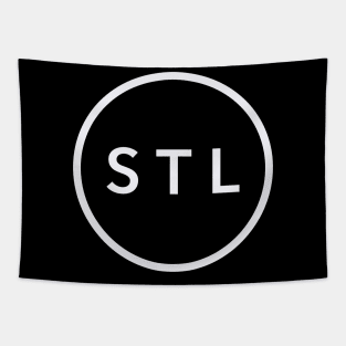 St. Louis STL Circle T-Shirt Tapestry