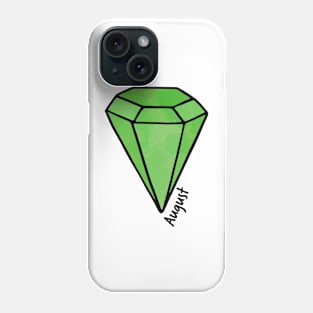 August Peridot Birthstone Phone Case