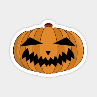 Scary Halloween Pumpkin Magnet