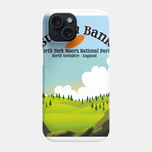 Sutton Bank Yorkshire travel poster Phone Case