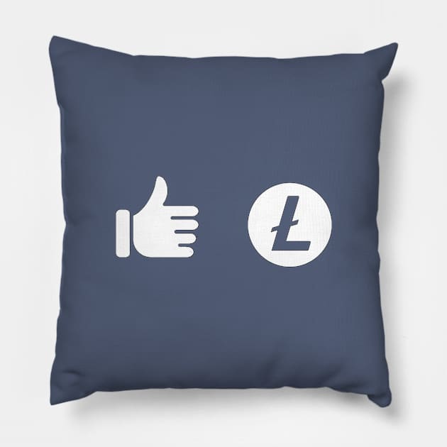 Like Litecoin! Pillow by  EnergyProjections