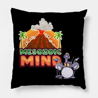 Dinosaur Drummer - Mesozoic Mind! Pillow