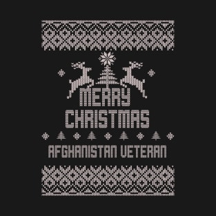 Merry Christmas AFGHANISTAN VETERAN T-Shirt