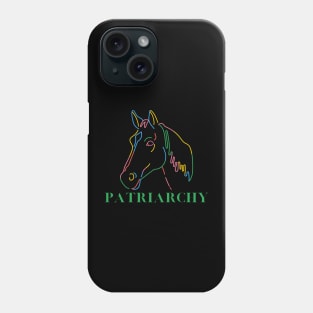 Patriarchy Horse - Barbie Movie Inspired Sticker Phone Case