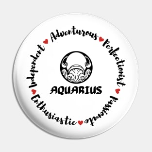 Aquarius ♒🏺 Zodiac Sign Astrology Pin