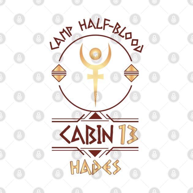 Cabin #13 in Camp Half Blood, Child of Hades – Percy Jackson inspired design by NxtArt