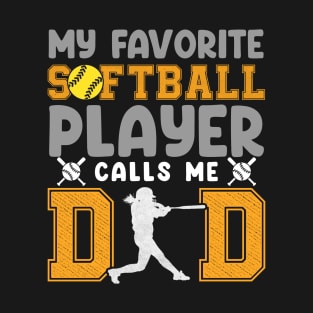 Softball Dad Definition T-Shirt