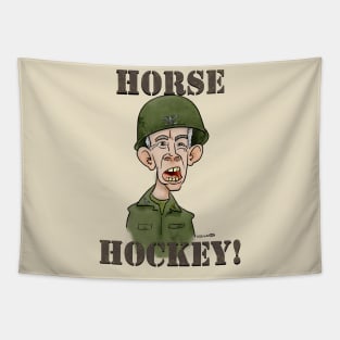 Horse Hockey! Tapestry