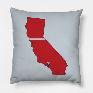 Los Angeles (Anaheim) Baseball Pillow