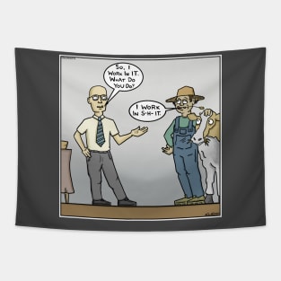 Tech vs. Farmer Tapestry