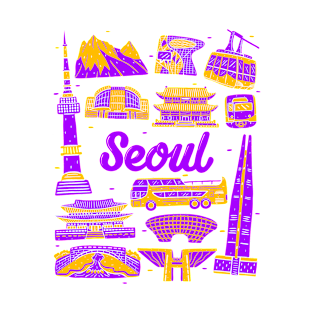 Seoul Cityscape Landmark T-Shirt