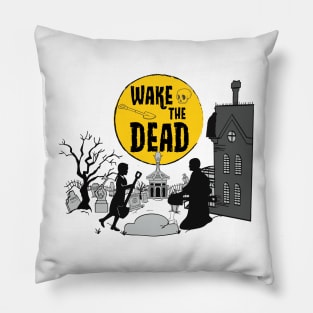 Wake The Dead Addams Family Halloween Pillow