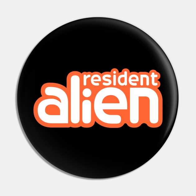 Resident Alien Logo Pin by Vault Emporium