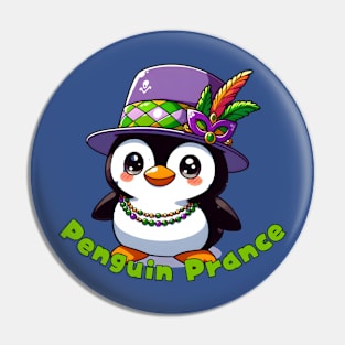 Mardi Gras Penguin Pin